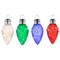 Northlight LED Commercial C9 Style Faceted Twinkle Christmas Lights - Multi-Color - 9" - 4ct